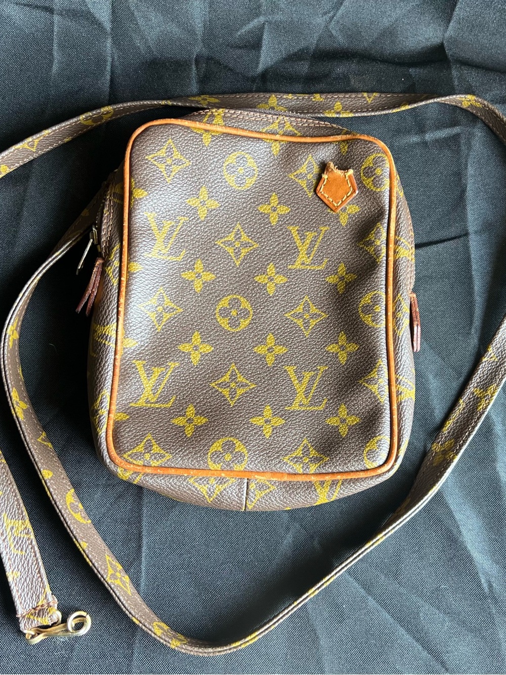 Louis Vuitton Monogram Small Cross Body Bag  (damaged)